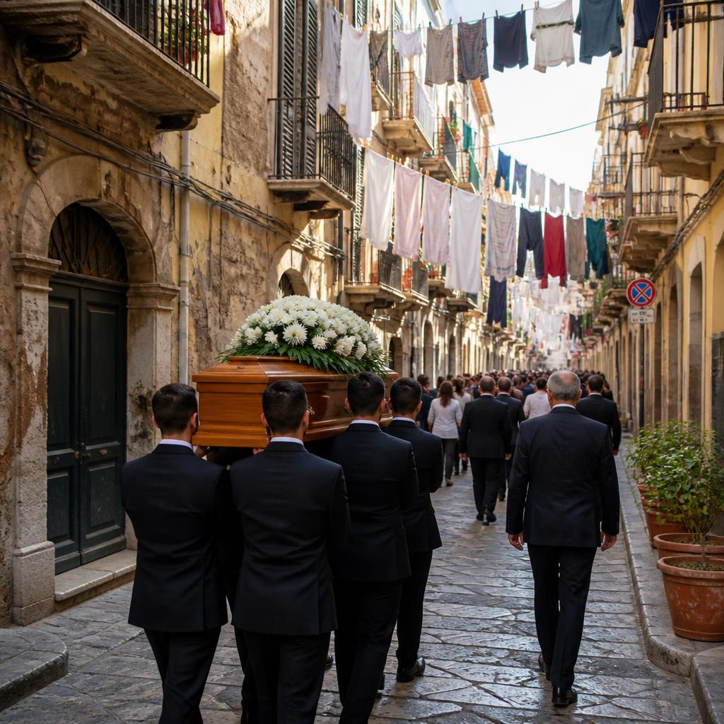 Corteo nel quartiere Kalsa